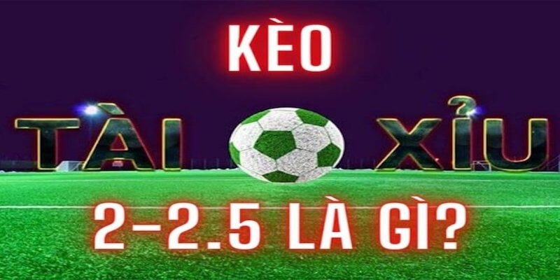 Kèo tài xỉu 2 2.5 là gì?