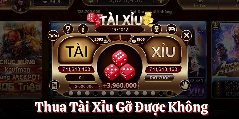 Thua Tài Xỉu Gỡ Được Không? Mẹo Vàng Giúp Bạn Thắng Cược