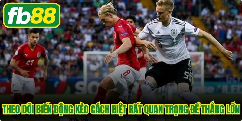 Theo dõi biến động kèo cách biệt rất quan trọng để thắng lớn
