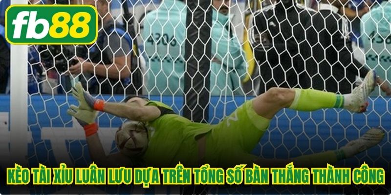 Kèo Tài Xỉu luân lưu dựa trên tổng số bàn thắng thực hiện thành công